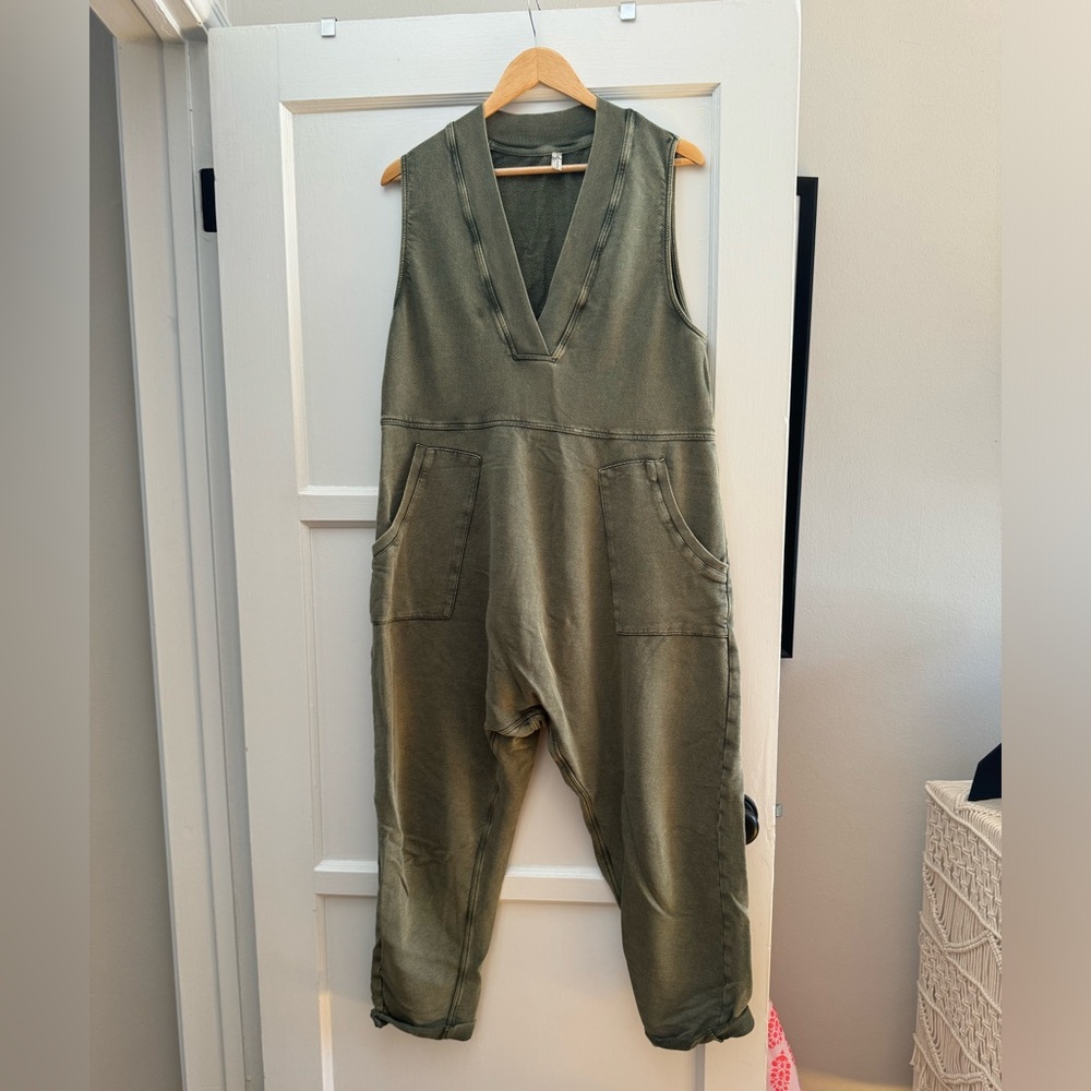 Free People Jumpsuit with Pockets - WASHED BLACK (see photos)
